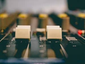 Public Address Announcer Mixing Board