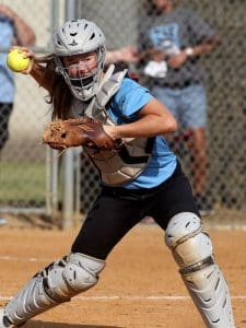 Public Address Announcer Fastpitch Softball Catcher Throwing