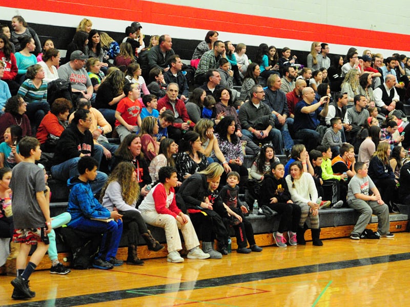 Public Address Announcer Gym Crowd