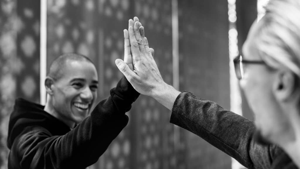 Public Address Announcer High Five