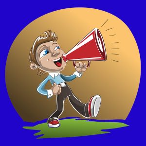 Public Address Announcer Megaphone