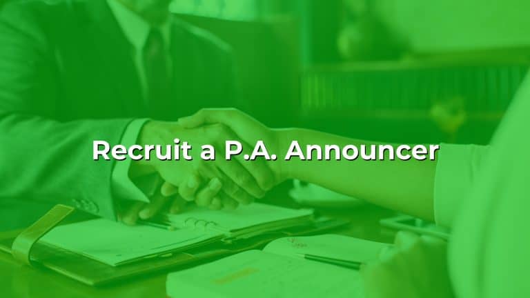 Create Free Job Post For A Public Address Announcer Job