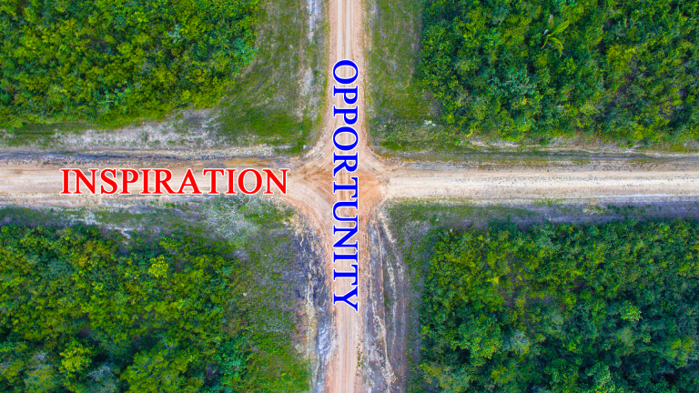 Inspiration Opportunity Crossroads