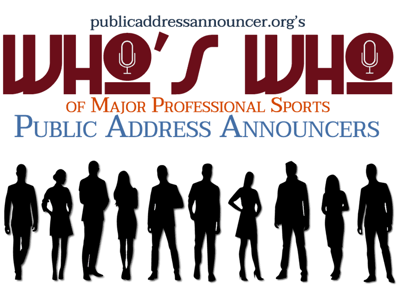 Who's Who Public Address Announcers