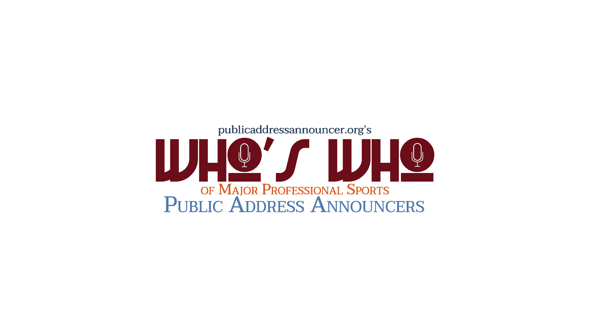 Who's Who of Professional Sports Public Address Announcers