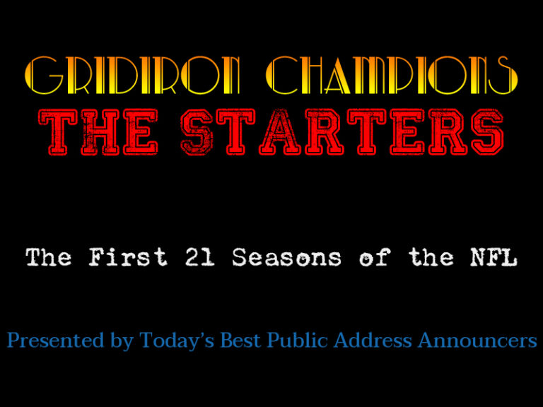 Gridiron Champions NFL